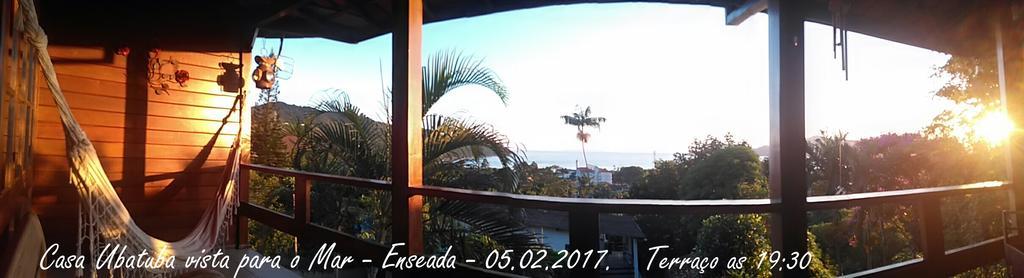Casa Ubatuba Vista Para O Mar Esterno foto
