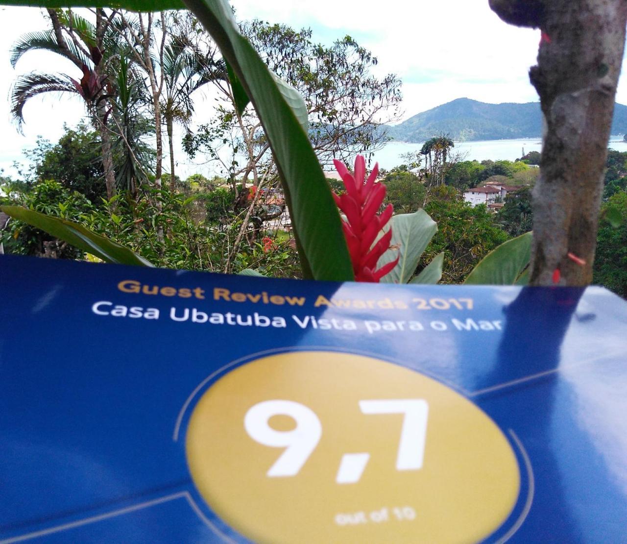 Casa Ubatuba Vista Para O Mar Esterno foto