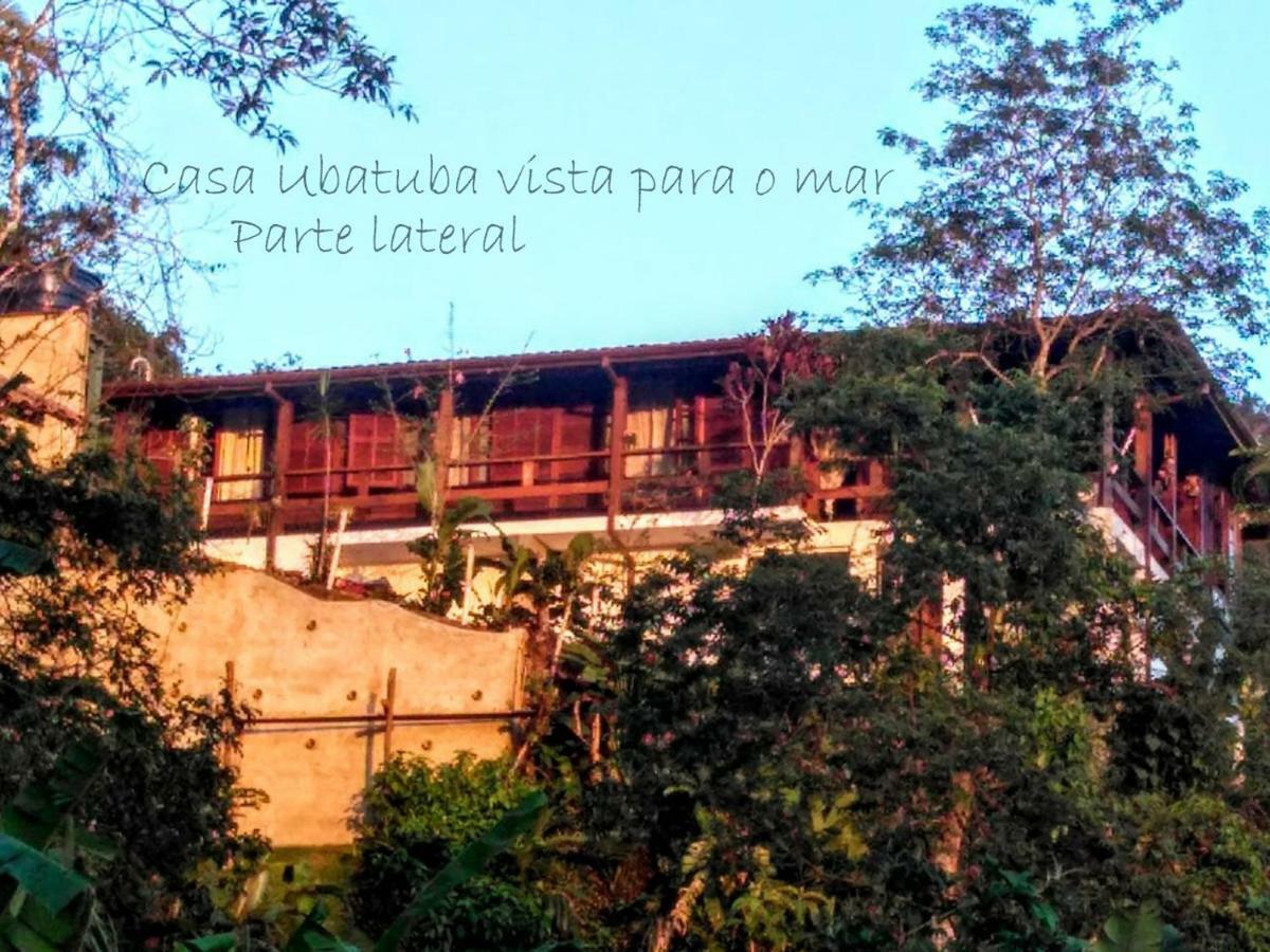 Casa Ubatuba Vista Para O Mar Esterno foto