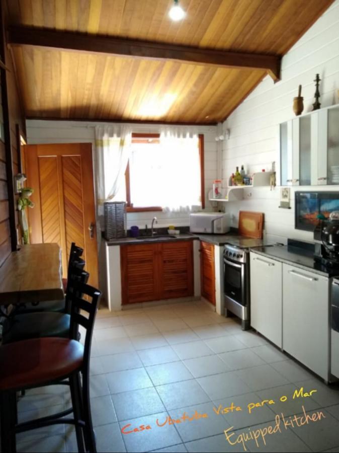 Casa Ubatuba Vista Para O Mar Esterno foto